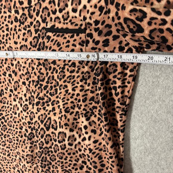 Soma Nightgown Sleep Shirt Womens Medium Animal Leopard Cotton Modal Soft‎ Thin - Picture 9 of 11